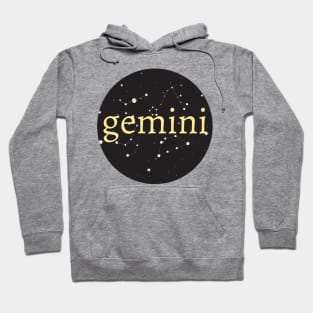 Gemini Zodiac Sign Star Circle Hoodie